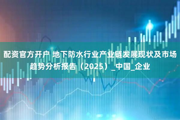 配资官方开户 地下防水行业产业链发展现状及市场趋势分析报告（2025）_中国_企业